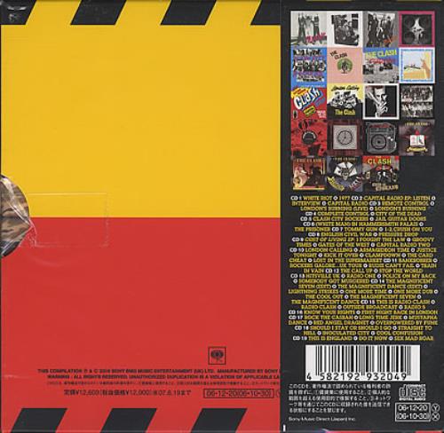 希少廃盤美品！THE CLASH SINGLES '77-'85 生産限定CD ヴィンテージCD